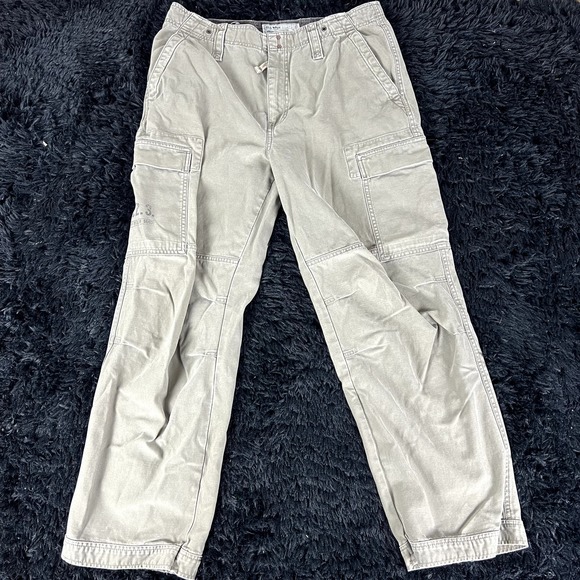 tan old navy cargo pants size 33x30 - Picture 1 of 4